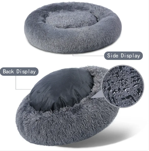 The Cloud-Cuddler™️ Orthopedic Donut Bed.