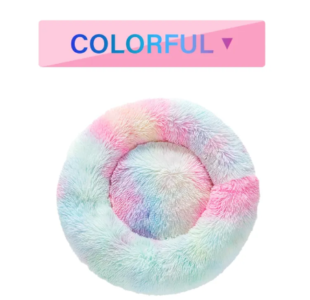 The Cloud-Cuddler™️ Orthopedic Donut Bed.